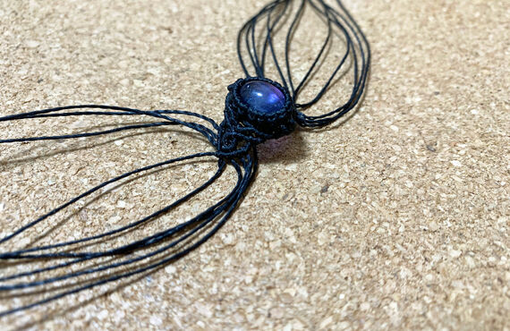 天然石マクラメジュエリー販売しています